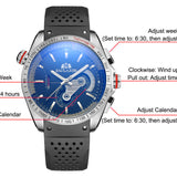 Automatic Mechanical Multifunctional Noctilucent Tape Classic Men's Watch - Heritage cosmetics and beauty care