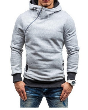 Brand Hoodie Oblique Zipper Solid Color Hoodies Men Fashion Tracksuit Male Sweatshirt Hoody Mens Heritage cosmetics and beauty care