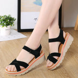 Wedge flat student sandals - Heritage cosmetics and beauty care