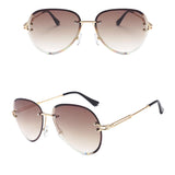 foreign trade rimless Sunglasses - Heritage cosmetics and beauty care