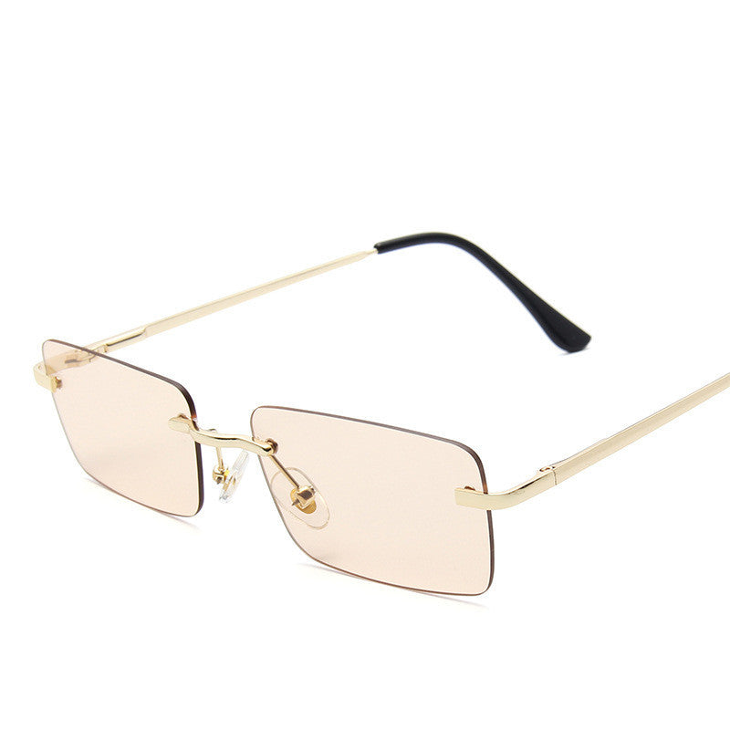 Rimless sunglasses women square - Heritage cosmetics and beauty care