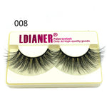 100% Mink Eyelashes 25mm Wispy Fluffy Fake Lashes - Heritage cosmetics and beauty care