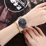 Vansvar fashion brand silver and gold mesh band creative marble wristwatch casual women quartz watches gift relogio feminino - Heritage cosmetics and beauty care