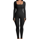 Seamless Jumpsuit Long Sleeve Shapewear Hip Lift Yoga Jumpsuit Sports Jumpsuit Bodysuits - Heritage cosmetics and beauty care