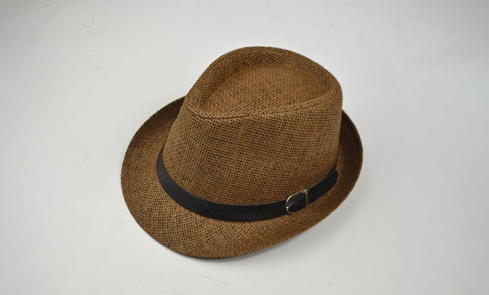 Summer hats men's summer casual trend hat female outdoor trip sunshade straw straw hats - Heritage cosmetics and beauty care