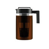 900ML Cold Brew Iced Coffee Maker Airtight Seal Silicone Handle Coffee Kettle Non-slip Household Silicone Handle Coffee Kettle Heritage cosmetics and beauty care