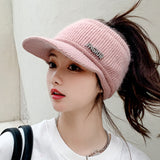 Girls Thickened Warm Knitted Hats In Autumn And Winter - Heritage cosmetics and beauty care