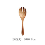 Teak Natural Wood Tableware Spoon Ladle Turner Rice Colander Soup Skimmer Cooking Tool Sets Spoon Scoop Kitchen Tools Gadgets - Heritage cosmetics and beauty care