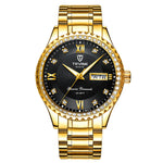 Couple Watches Quartz Gold Diamond Minimalist Wristwatches - Heritage cosmetics and beauty care