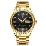 Couple Watches Quartz Gold Diamond Minimalist Wristwatches - Heritage cosmetics and beauty care