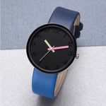 Women Watch Gray Contrast Leather Quartz Watch Women Watches Lovers Unisex Casual Ladies Wrist Watch Clock Relogio Feminino - Heritage cosmetics and beauty care