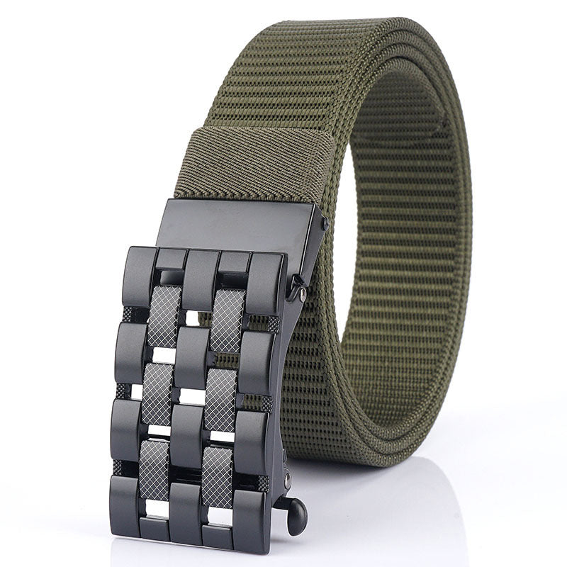 Automatic buckle nylon belt - Heritage cosmetics and beauty care