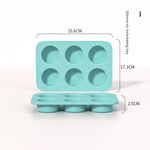 Round With Lid Silicone Cake Mold Thickened Toast DIY Baking At Home Baking Tray Tool Suit - Heritage cosmetics and beauty care