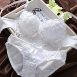 Sexy lace gathered bra set - Heritage cosmetics and beauty care