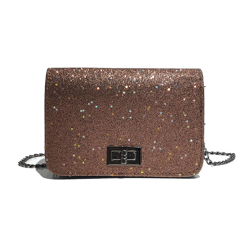 Sequined bag shoulder messenger bag - Heritage cosmetics and beauty care