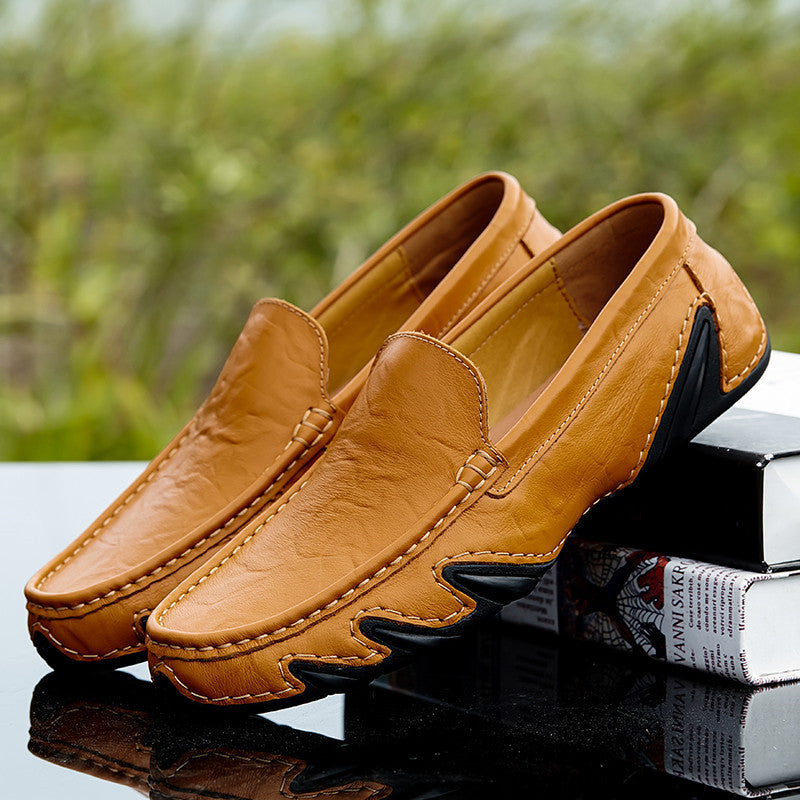 Retro British Style Small Leather Shoes For Men - Heritage cosmetics and beauty care