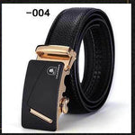 Two-layer leather belt business men's smooth automatic buckle leather belt - Heritage cosmetics and beauty care