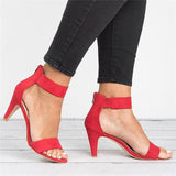 Button-down open-toe sandals - Heritage cosmetics and beauty care