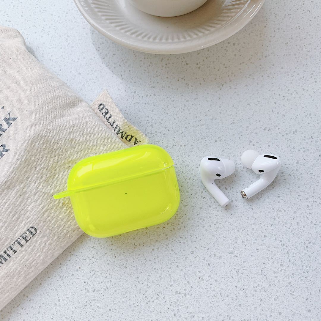 Compatible with Apple, TPU soft shell fluorescent earphone sleeve Heritage cosmetics and beauty care