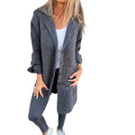 Cardigan Single-breasted Mid-length Coat - Heritage cosmetics and beauty care