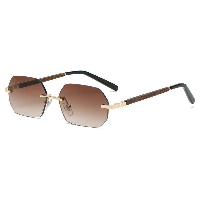 Fashion Frameless Polygonal Sunglasses - Heritage cosmetics and beauty care