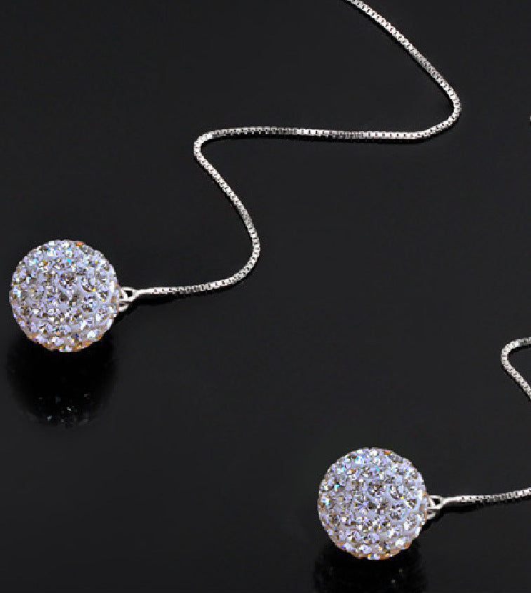 Crystal Earring Earrings Korea Korean Style Earrings Fashion Jewelry - Heritage cosmetics and beauty care