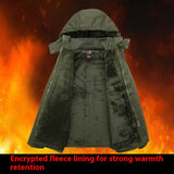 Windproof And Cold-resistant Ultra-fine-meshed Thickening Velvet Lining Cotton-padded Jacket