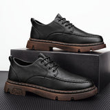 British Casual Low-top Martin Boots Leather Shoes