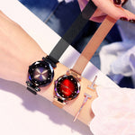 Women's Starry Quartz Lazy Magnet Strap Iron-absorbing Watch - Heritage cosmetics and beauty care