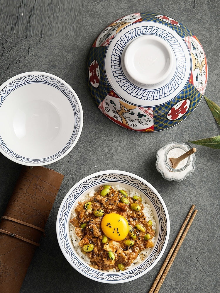 Special Creative Porcelain Melamine Tableware Tall Bowl - Heritage cosmetics and beauty care