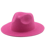 Large-Brimmed Straw Hat Men'S And Women'S Beach Jazz Hats - Heritage cosmetics and beauty care