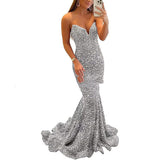 Sequin Evening Dresses For Women Formal Sexy Long Prom Party Gowns - Heritage cosmetics and beauty care