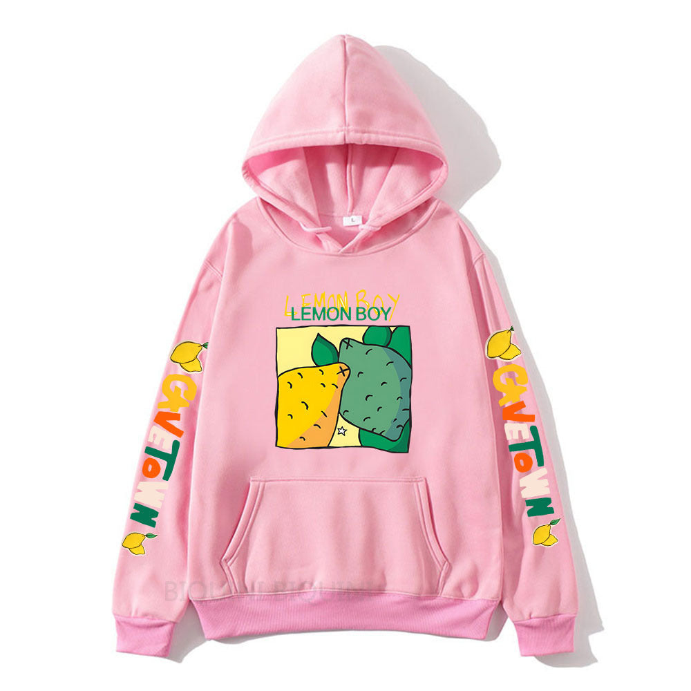 Cavetown Lemon Boy Cartoon Print Hoodies For Fans Mens Cartoon Heritage cosmetics and beauty care