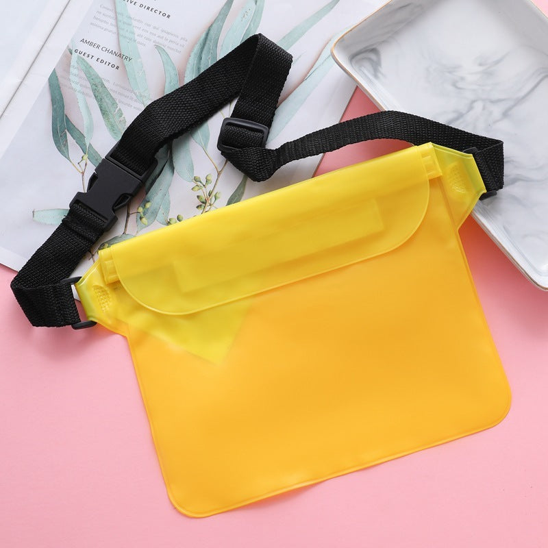 Three-layer Sealed Waterproof Waist Bag PVC - Heritage cosmetics and beauty care