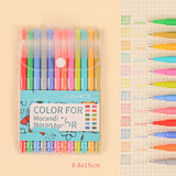 Set Of  For Students To Take Notes With Korean Retro Colored Pens - Heritage cosmetics and beauty care