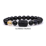 Fashion Twelve Constellations Bracelets Men - Heritage cosmetics and beauty care