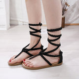 Cross strap sandals - Heritage cosmetics and beauty care