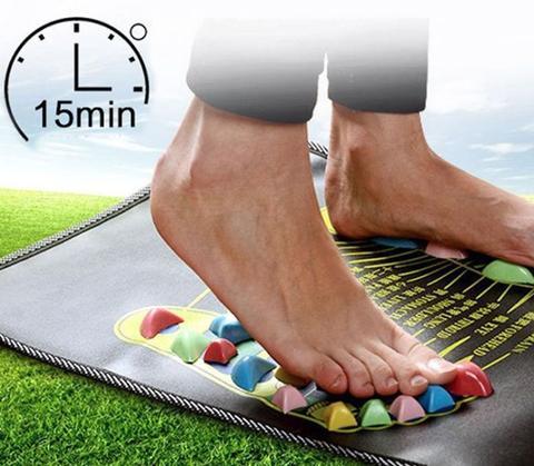 Reflexology Foot Massage Pad Cobblestone Walk Massager Mat Pain Relief Health Care Acupressure Mat - Heritage cosmetics and beauty care