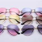 foreign trade rimless Sunglasses - Heritage cosmetics and beauty care