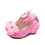 Children's leather shoes girls' high heels - Heritage cosmetics and beauty care