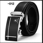 Two-layer leather belt business men's smooth automatic buckle leather belt - Heritage cosmetics and beauty care