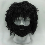 Halloween party spoof knit wool hats handmade beard men and women wig hats - Heritage cosmetics and beauty care