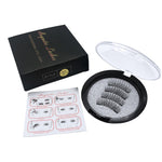 3D double magnet false eyelashes 24P double magnet false Mascara free magnetic false eyelash double magnet eyelashes - Heritage cosmetics and beauty care