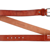 Washed vegetable tanned top layer cowhide belt - Heritage cosmetics and beauty care