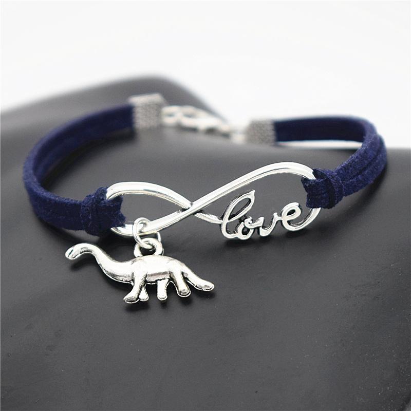 Dinosaur Infinity Love Bracelets - Heritage cosmetics and beauty care