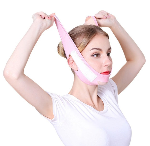 Face Slim V-Line Lift Up Mask Cheek Chin Neck Slimming Thin Belt Strap Beauty Delicate Facial Thin Face Mask Slimming Bandage - Heritage cosmetics and beauty care