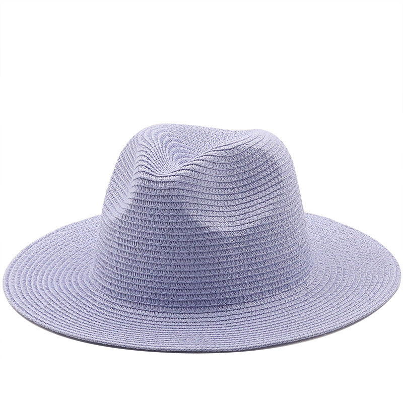 Large-Brimmed Straw Hat Men'S And Women'S Beach Jazz Hats - Heritage cosmetics and beauty care