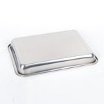 Stainless Steel Storage Trays Square Plate Thickening Pans Rectangular Tray Barbecue Deep Rice Dishes Bbq Kitchen Accessories - Heritage cosmetics and beauty care