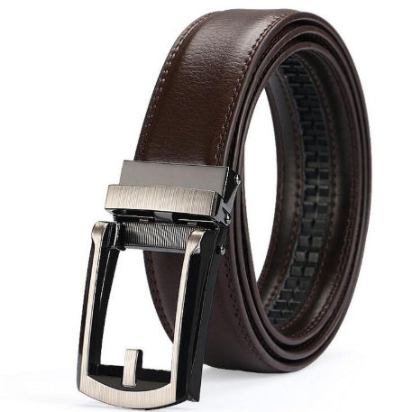 TV Belt Men's Comfort Click Fake Pin Buckle Men's Leather Belt - Heritage cosmetics and beauty care