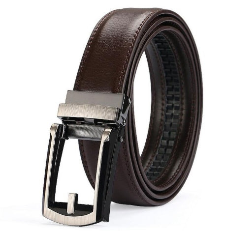 TV Belt Men's Comfort Click Fake Pin Buckle Men's Leather Belt - Heritage cosmetics and beauty care